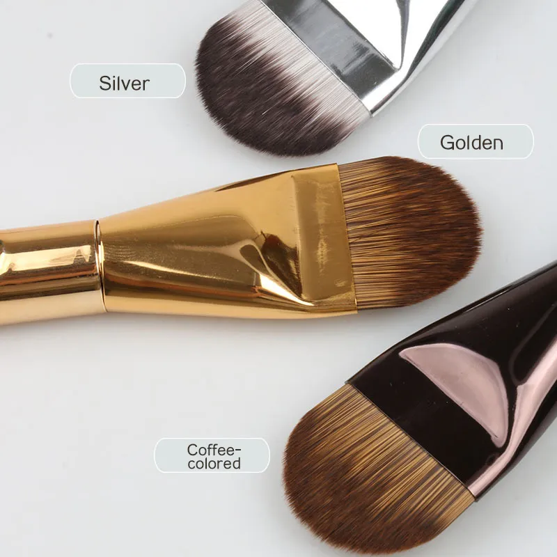 1pcs Ultra Thin Foundation Brush Tongue-Shaped Seamless Concealer Flat Head Soft Hair Beauty Tools Makeup Brushes Mask Brush — image 4