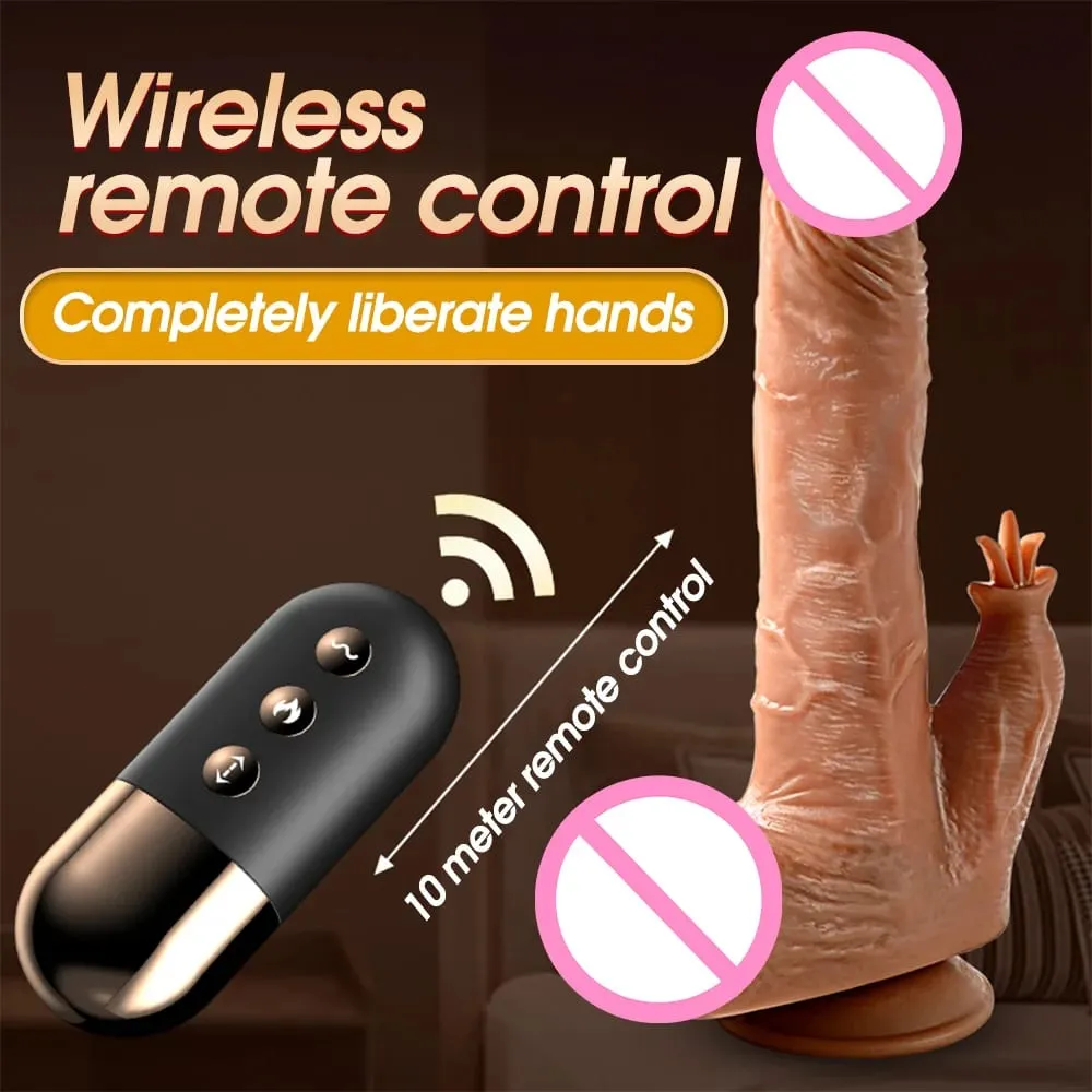 Dildo Wanita Cangkang Kecil Penggetar Remote Control Mainan Seks Dewasa Masturbasi Wanita — image 6