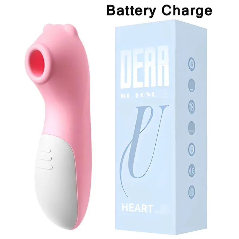 Powerful Female Sucking Vibrator Female Clitoris Nipple Oral Vacuum Stimulator Massager Sex Toys Adults Goods