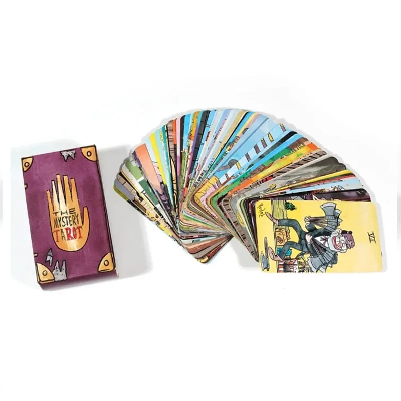 The Mystery Tarot Card Deck Gravity Falls Inspired 78 Card Deck Witchy Beginner Tarot — image 1