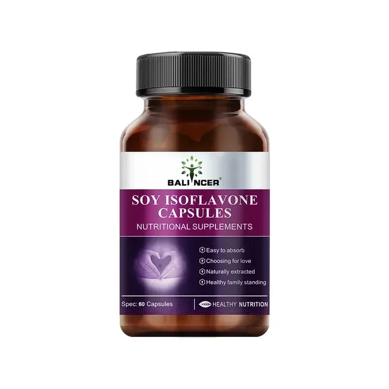 Soy Isoflavone Extract Capsules Physical Condition Maintenance Menopause Relief Mood Support Female Nutritional Supplement — image 9