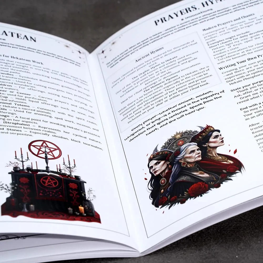 Hekate Grimoire Volume 2: 36-Page Witchcraft Workbook & Spell Journal – Hollow Earth-Inspired Witchcraft Magick Grimoire — image 4