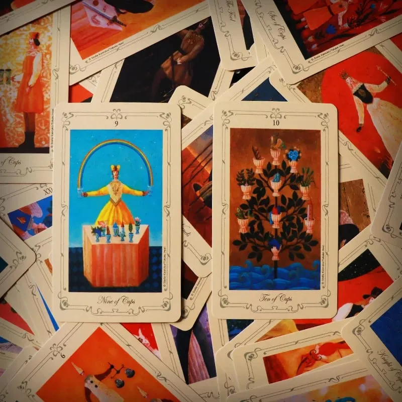 English Tarot Cards For Divination Personal Use Poker Size Occult Stella's Tarot Rider Oracle Deck Hot Sale Romance Board Games — image 2