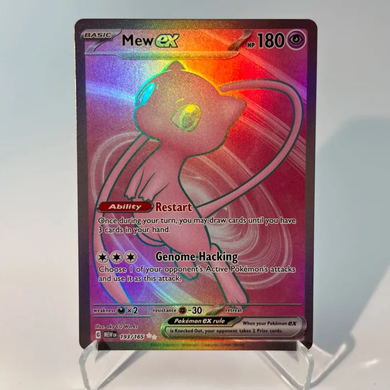 Pokémon 151 PKM Cards PTCG3-D Bulbasaur Squirt Rainbow Gengar ex Holographic Ex GX Rare Collection Battle Toys Gifts for Hobbies — image 21