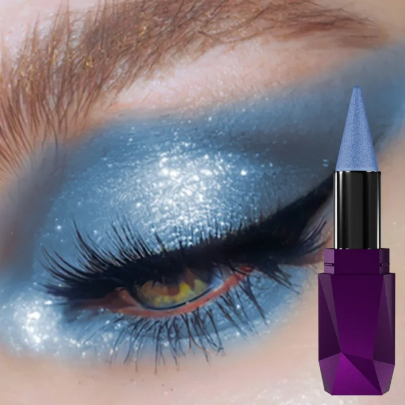 25 colori 1 pezzo ombretto perlato stick impermeabile glitter a lunga durata e colore opaco ombretto trucco viso evidenziazione regalo di cosmetici
