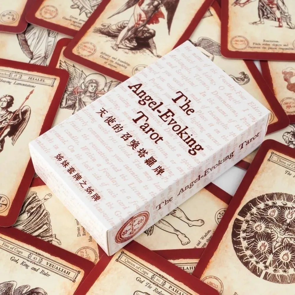 72 Kabbalistic Angels Oracle Angel-Evoking Tarot Deck - 78 Divine Guidance Cards with Angelic Sigils & Names 10.3*6cm — image 3