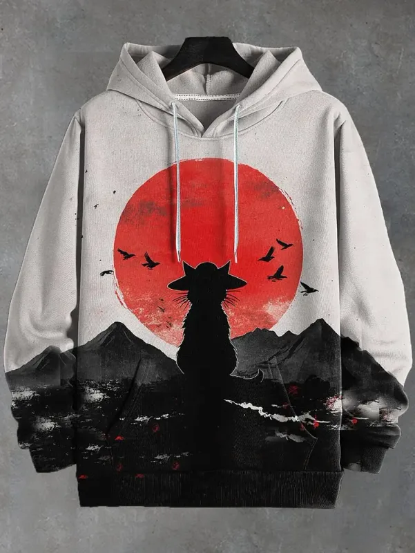 2026 Men's Hoodies Funny Cat Dinosaur UFO Art 3D Printed Cartoon Sweatshirt Men Women Tracksuit Oversized Casual Street Y2k Coat — image 16