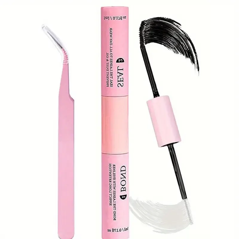 10 Rows Exquisite Black Anime Eyelash Kit - False Eyelashes with Adhesive and Sealer Natural Dynamic DIY Length 10-13mm — image 2