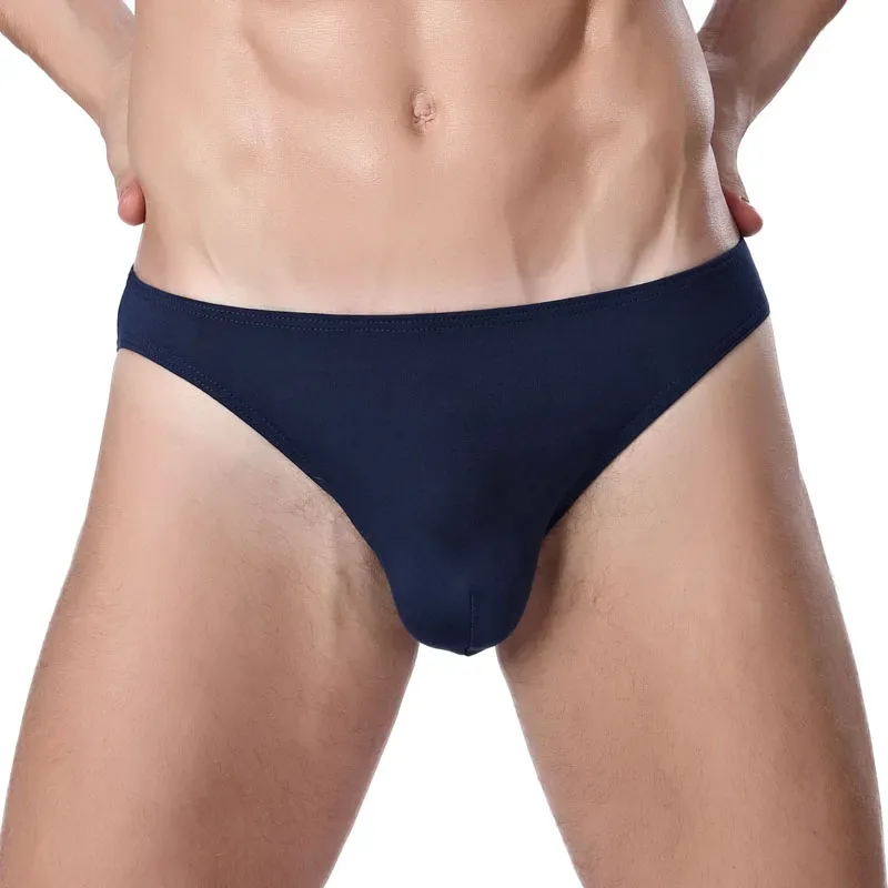 Men's underwear with a U-shaped protruding modal, thin, elastic and sexy low-waisted tight underpants — image 28
