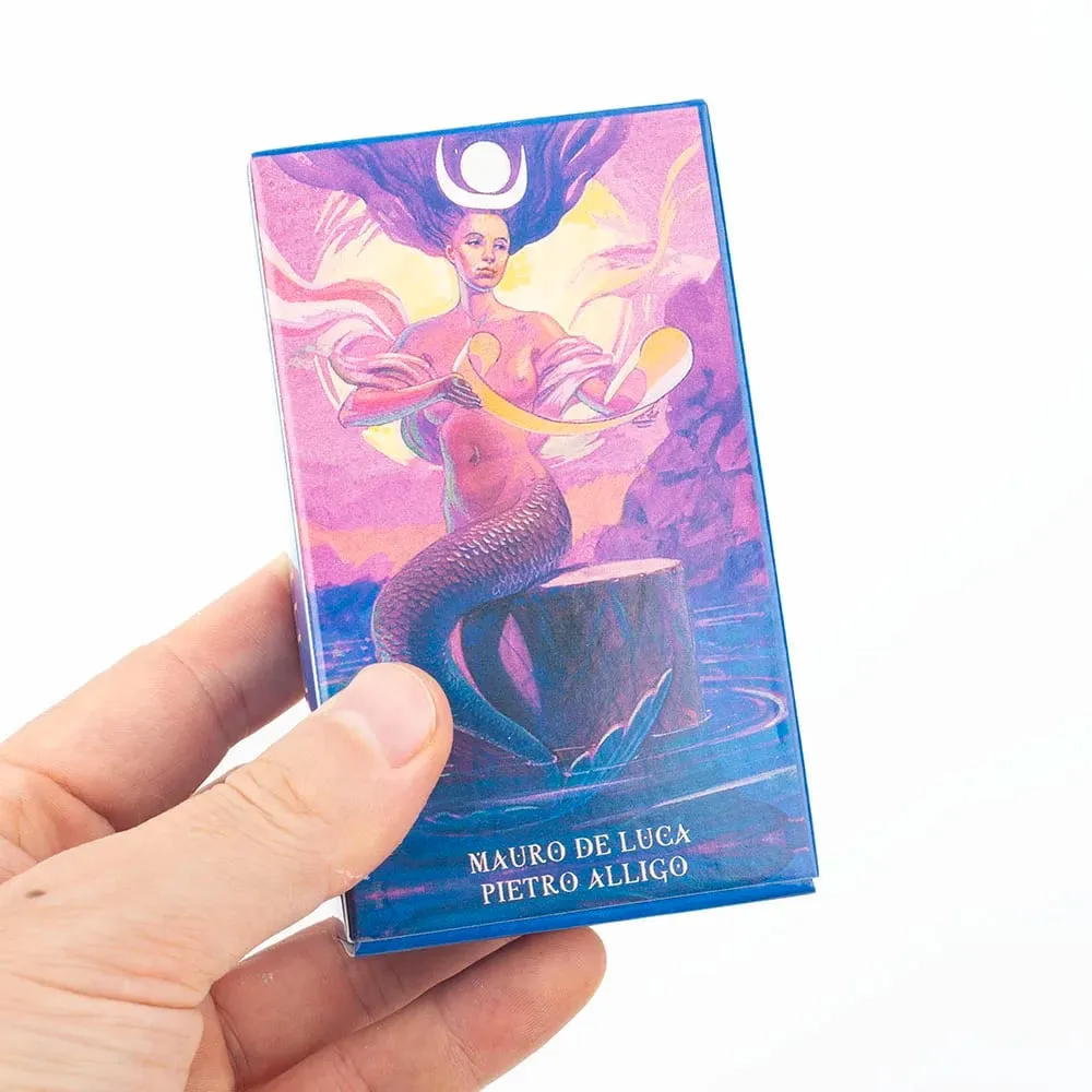 Tarot of Mermaids 78-Card Deck for Board Games - Beautiful Sensual Creatures Ambiguous Charm Compact Size 10.3x6cm — image 3