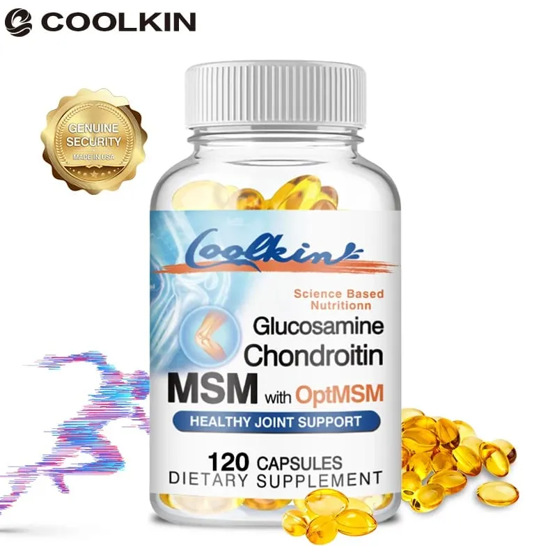 Glucosamine Chondroitin MSM with OptiMSM - Helps Maintain Healthy Joint Function and Mobility Protecting Cartilage Tissue — image 1