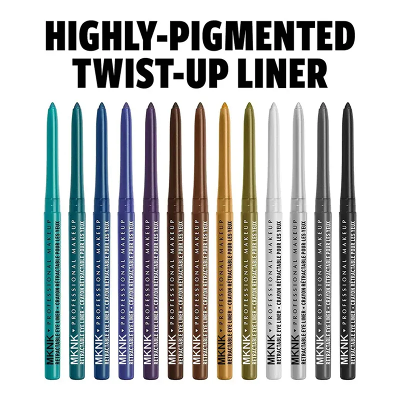 8 Colors Waterproof Black Eyeliner Gel Pencil Smudge-Proof Long-Lasting Beginner-Friendly Eye Makeup High Pigment Eye Liner Pen — image 5