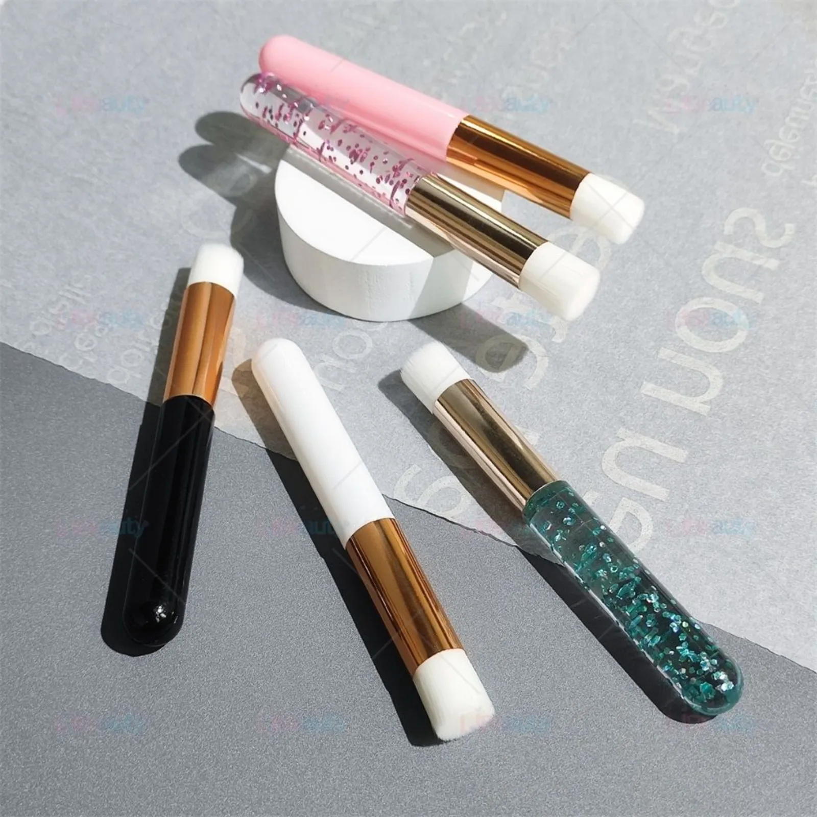 Libeauty Wholesale Eyelash Cleaning Brushes For Eyelash Extensions Glitter Lash Shampoo Brushes Nose Pore Cleansing Makeup Tool — image 1