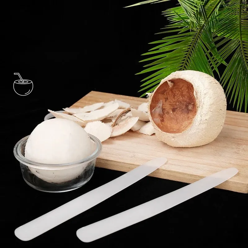 Digging Coconut Tool Plastic Coconut Meat Remover Washable Coconut Shaving Cutter Coconut Egg Soft Knife Fruit Tools — image 3
