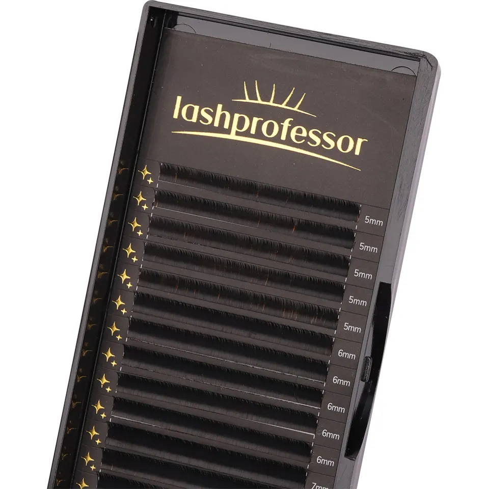 Lashprofessor 16 Rows Classic Individual Eyelashes Extensions Fluffy Volume Lashes Supply All Size Cilios Natural Soft Mink Lash — image 4