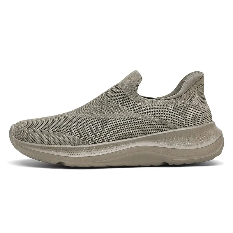 Breathable Knit Slip on Platform Walking Shoes Sports Lightweight Non Slip Cushion Casual Sneakers for Men Women High Quality — image 8