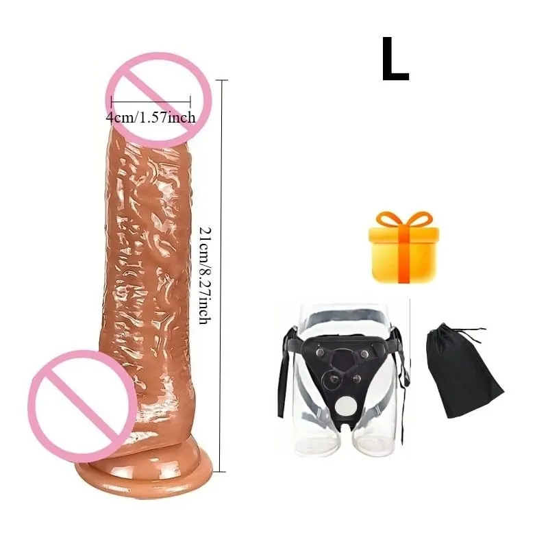 Wearable Realistic Dildo G-Spot Anal Vagina Sexy Adult Masturbation Big Penis for Women Sex Toys Dildos Massager Masturbators 18 — image 11