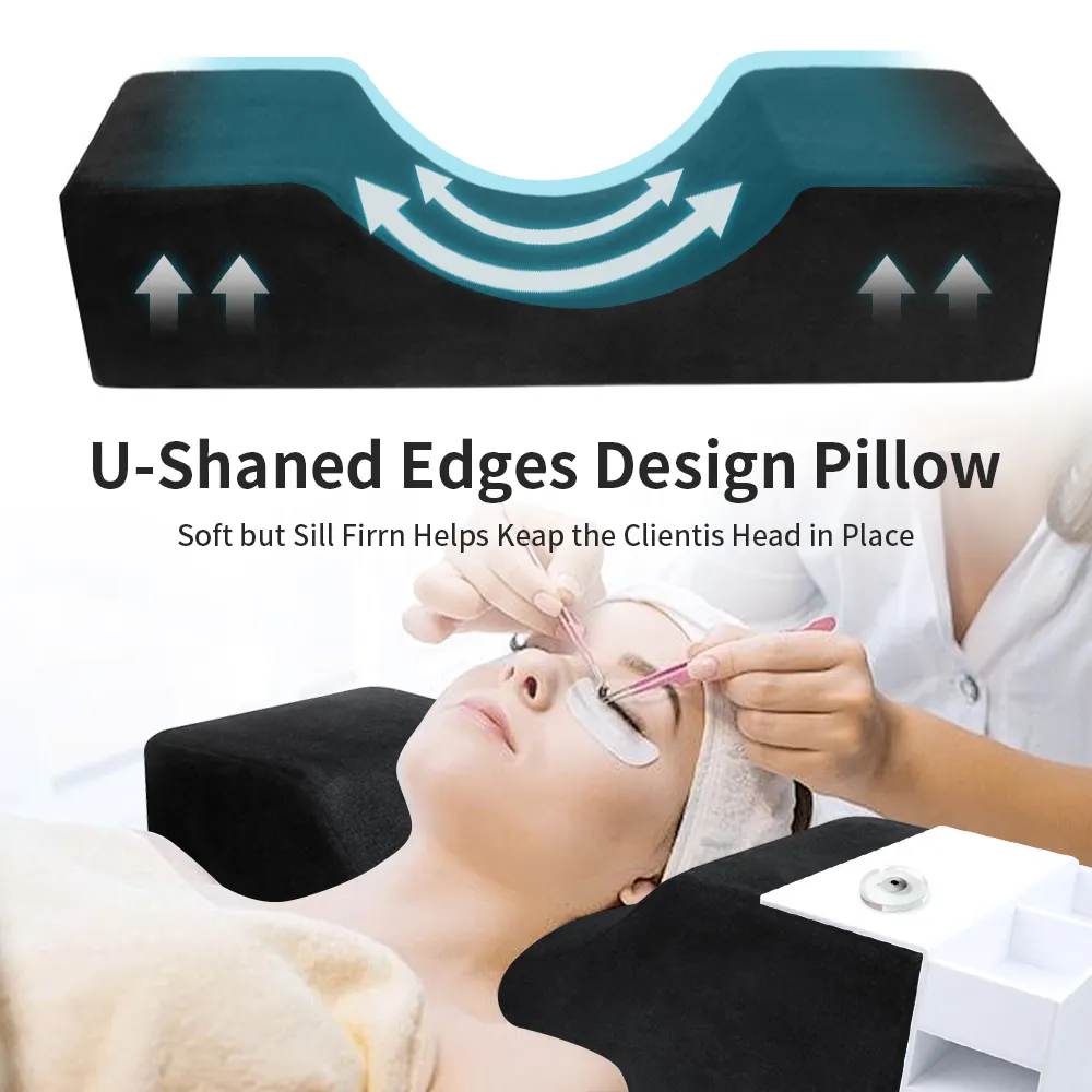 Eyelash Pillow Lash Lifting Extension Supplies Accessories Professional Soft Memory Foam Neck Support Eyelash Extensions Pillow — image 3