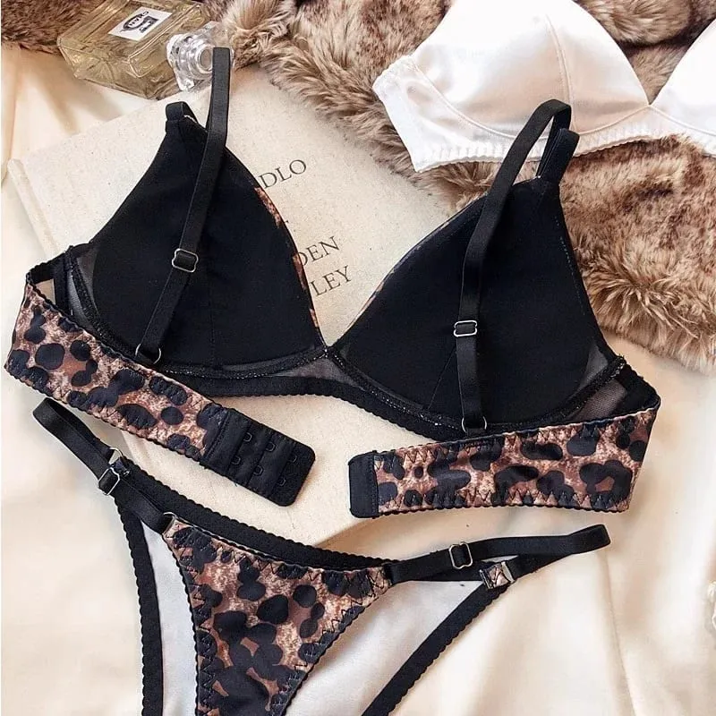 Frauen Sexy Dessous Heiße Unterwäsche Dreieckige Tasse Bh Set Kleine Brust Top Unterstützung Bh Komfortable Push-Up Bh Atmungsaktiv Nahtlose