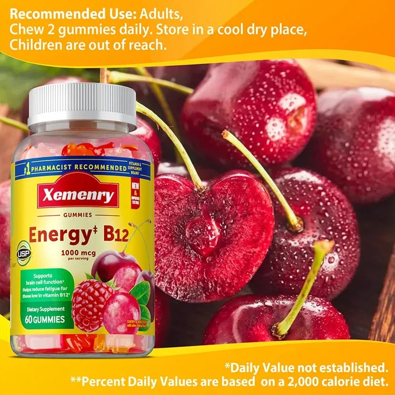 Vitamin B12 Gummies - It Helps Maintain Energy Boosts Metabolism and Supports Bones and The Immune System — image 4