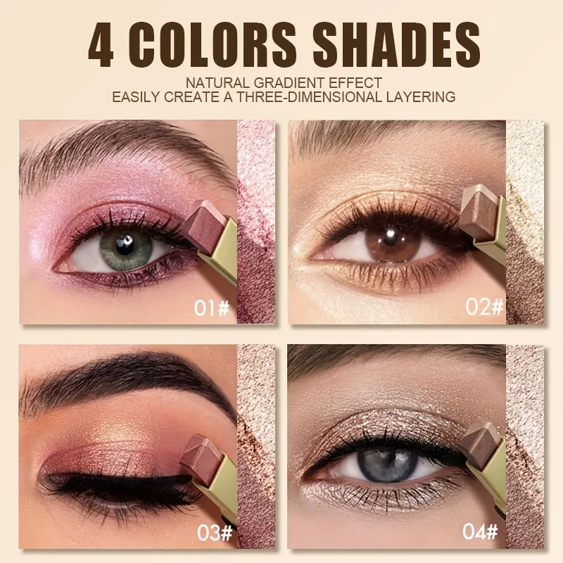 Double Color Eye Shadow Stick Naturally Tinged Not Easy to Mottle Off Makeup Pure Color Create Natural Makeup Effect — image 5