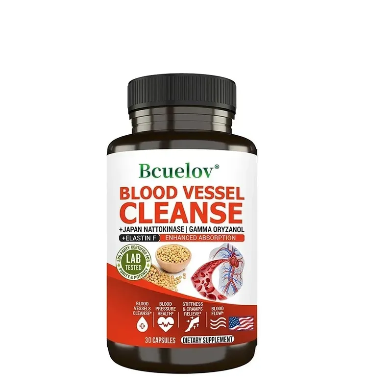 Nattokinase Capsules - Promotes Cardiovascular Elasticity Maintains Arterial Circulation and Improves Blood Pressure — image 8