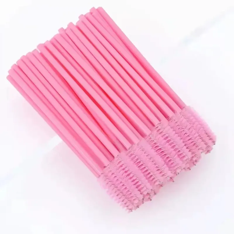 50/500pcs Disposable Eyebrow Eyelash Brushes Wands Eyelash Spoolies Applicator for Eyelash Extension Makeup Tool Wholesale — image 2
