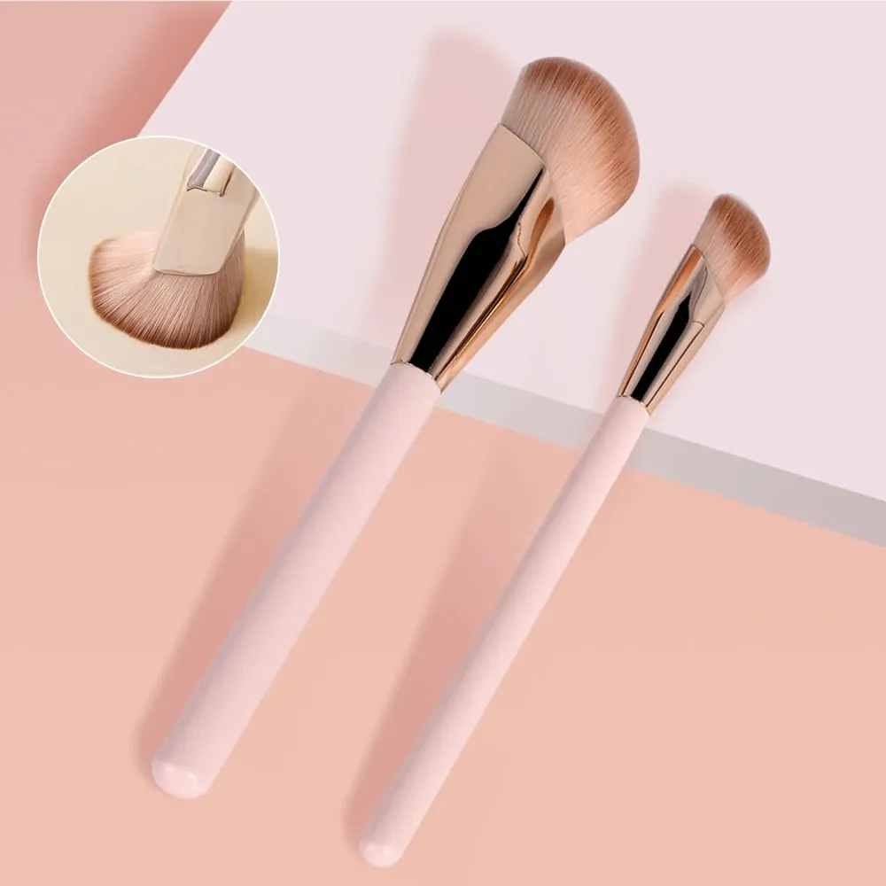 Foundation Makeup Brush Oblique Head Liquid Foundation Concealer Cosmetic Blending Brushes Face Contour Beauty Tool brush blush — image 5