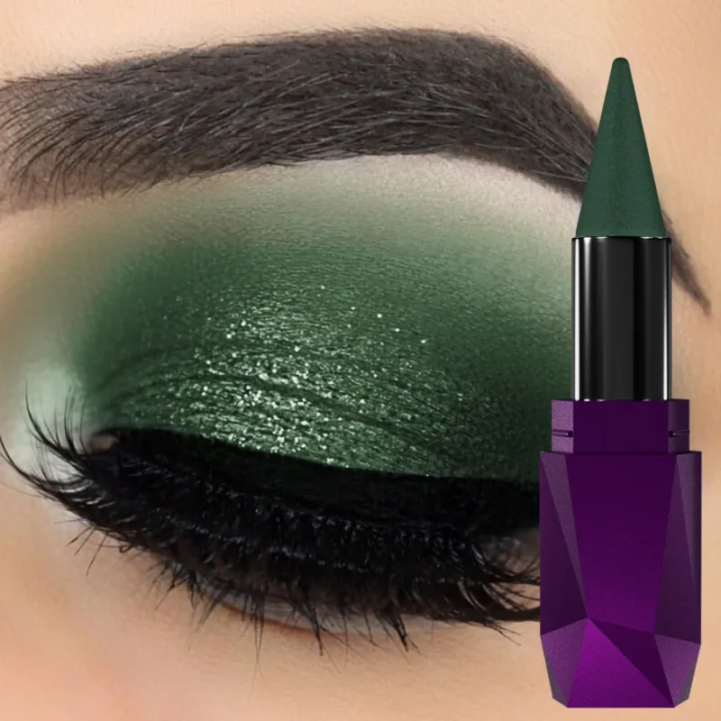 25 colori 1 pezzo ombretto perlato stick impermeabile glitter a lunga durata e colore opaco ombretto trucco viso evidenziazione regalo di cosmetici