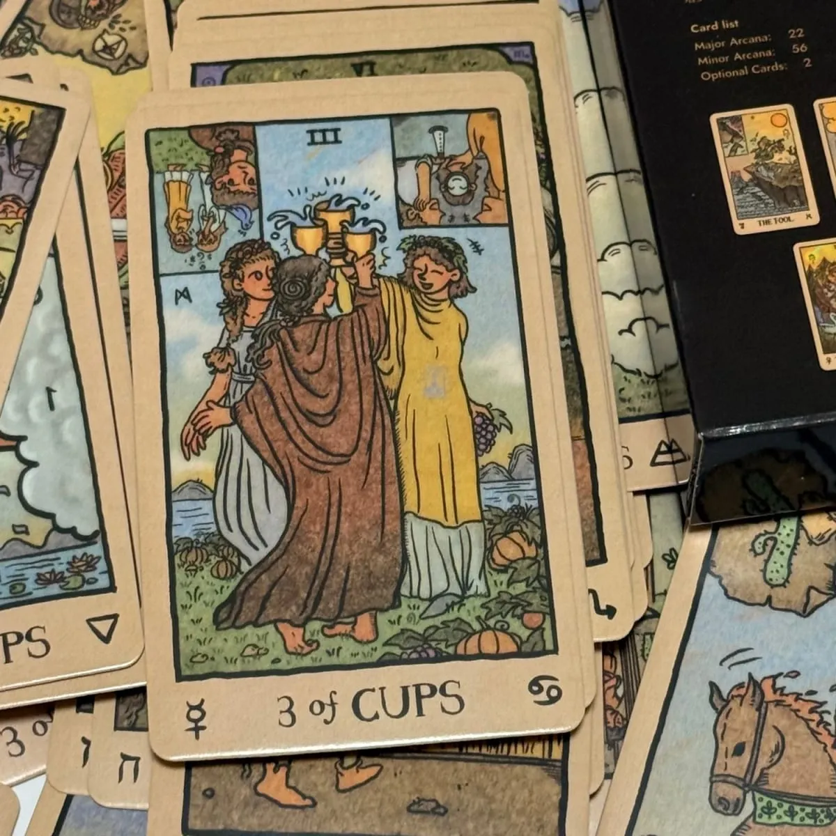 Akashic Eye Tarot cards Englsih Portable Edition Easy-to-Read Guide Great For Beginners Divination Meditation & Party Games — image 3