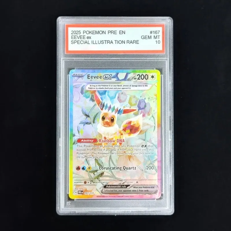 Proxy POKEMON PRE English PRISMATIC EVOLUTIONS #161 UMBREON ex Grade 10 Collection Card Toy — image 14