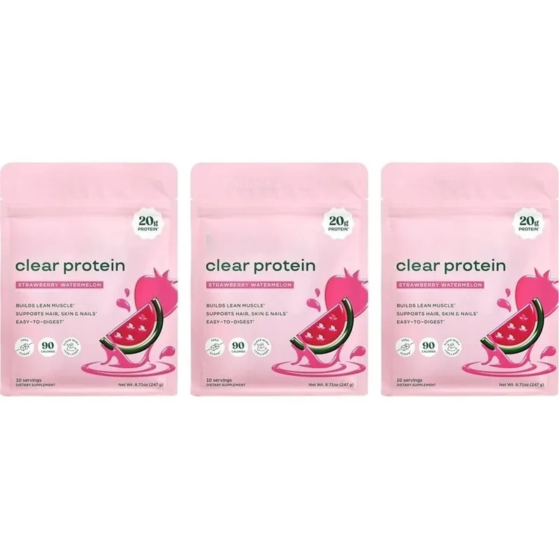 Clear Protein Powder with 20g Protein Per Serving Digestive Enzyme Blend and Bovine Collagen Peptides - 10 Servings — image 9