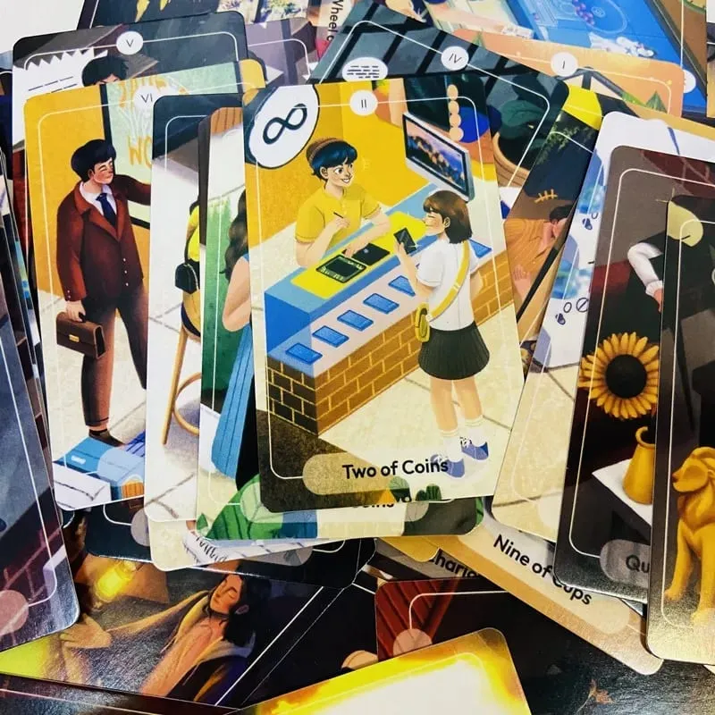 78 Stories Tarot Cards A 79 Cards Tarot Deck English Version Fortune Telling Divination Deck Game For Family Party Women — image 4