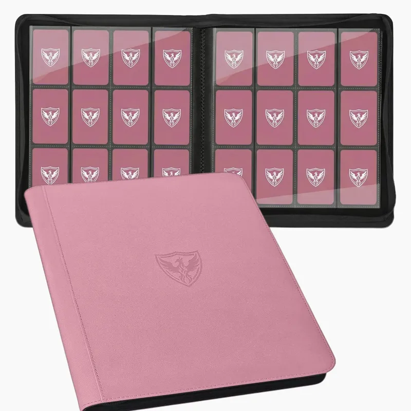 12-Pocket Trading Card Binder Collectible Card Holder That Can Accommodate 480 Cards Zippered Premium Card Binder Suitable for Tcg Cards/Game Cards/Sports Cards/Yu-Gi-Oh! Magic: the Gathering and Trading Cards — image 10
