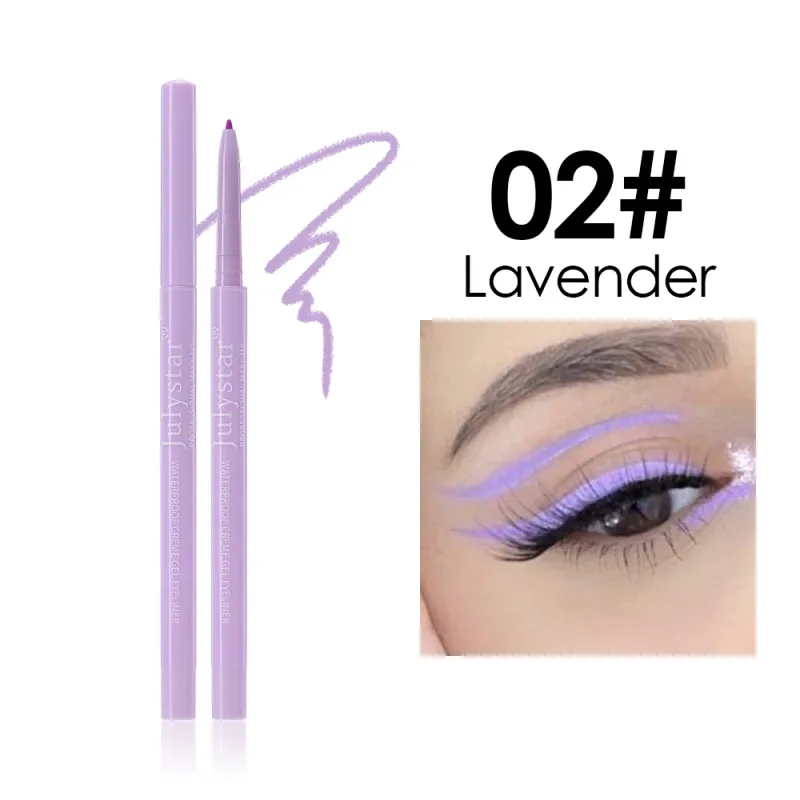 1PC White Matte Eyeliner Gel Pen Long Lasting Waterproof Eye Liner Pencil Mabilis na pagkatuyo Hindi-smudge Eye Makeup para sa mga Babaeng Cosmetics — image 13