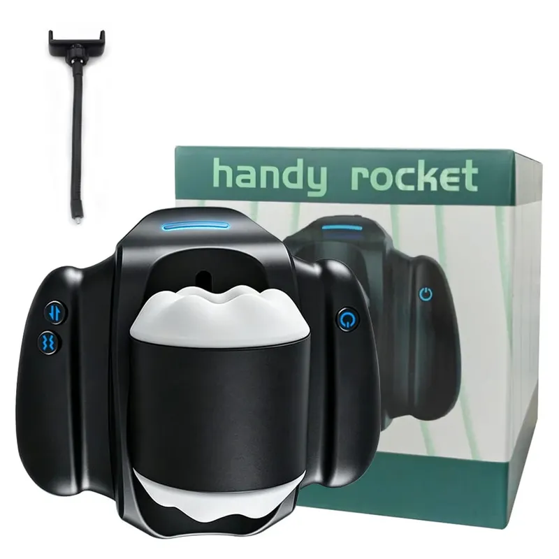 9 Frequencies Automatic Telescopic Vibrating With phone holder Male Masturbator Cup Penile Stimulator Adult Sex Machine for Men