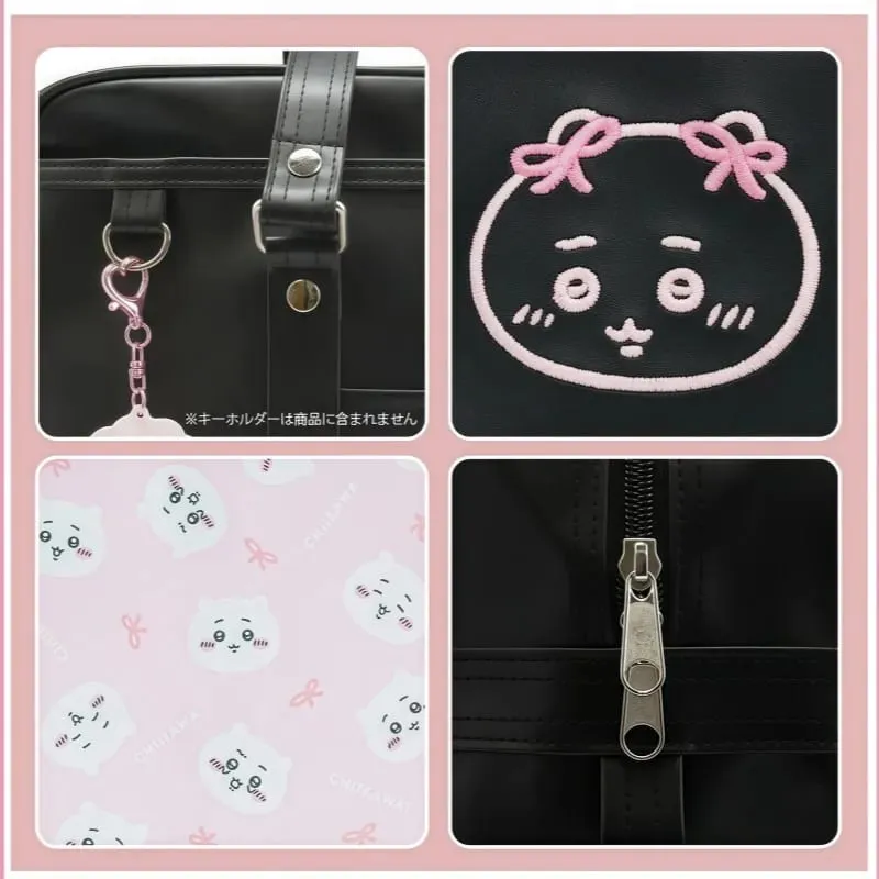 Cute Chiikawa 2026 Gift JK Uniform Inspired Large Tote Bag for Daily School Carry Anime Kawaii Cartoon Usagi Hachiware Sweetness — image 6