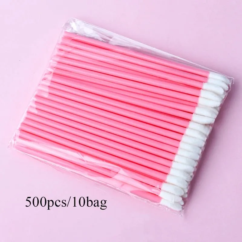 500/1000 PCS Lip Brush Women Accessories Wholesale Lipstick Gloss Wands Applicator Perfect Best Make Up Tool — image 9