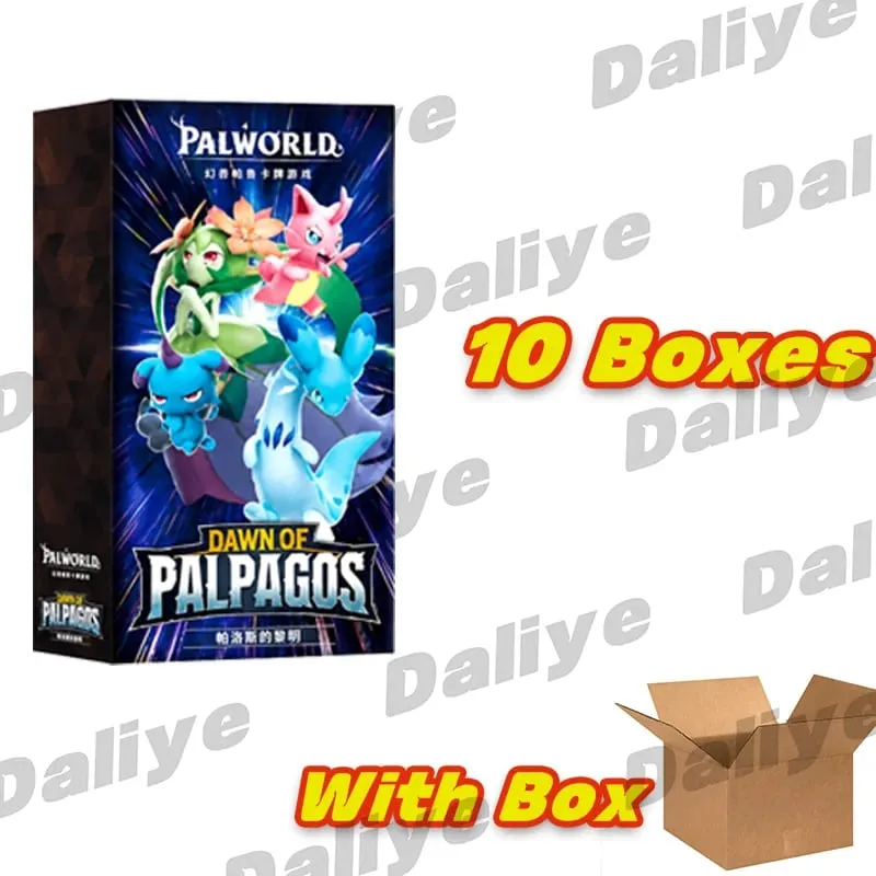 New Genuine Palworld TCG Cards Simplified Chinese Palworld Official Card Game DAWN OF PALPAGOS Collection Trading Cards Toys