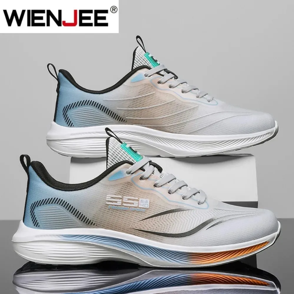 Men Running Walking Knit Shoe Casual Sneakers Breathable Sports Running Athletic Gym Lightweight Outdoor Women Shoes Size39-47 — image 4