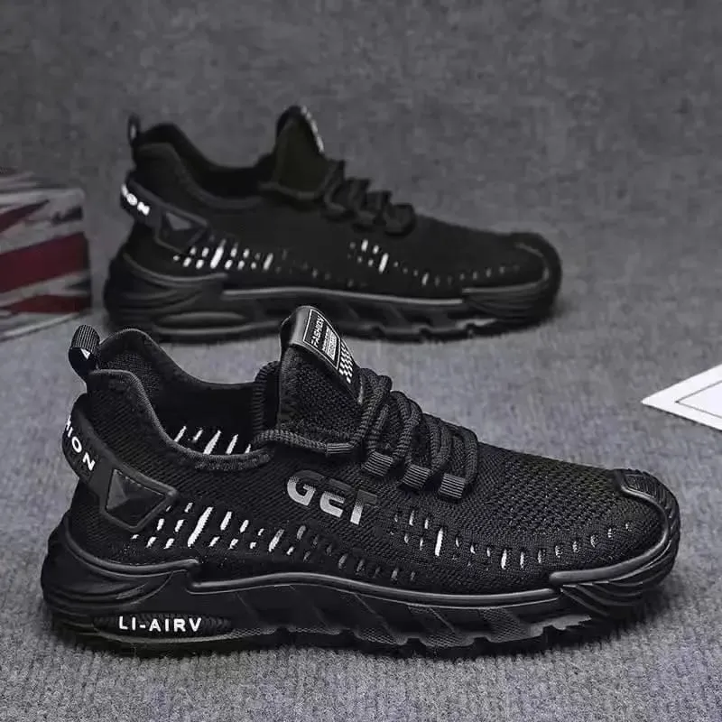 New Men's Sneakers Thick Sole Comfortable Casual Shoes Lightweight Breathable Fashion Running Shoes Luxury Male Tenis Masculino — image 3