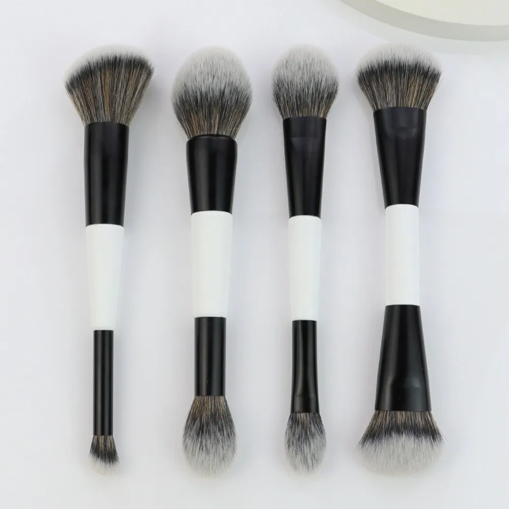 Dual-Ended F4 Contour Face Brush High Coverage Multi-purpose Eyeshadow Concealer Brushes Cosmetic Beauty Powder Blush Brush — image 5