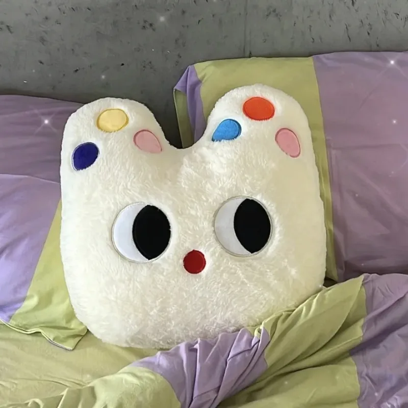 Người Nổi Tiếng Nữ Tính Hoa Gối Sofa Trang Trí Kawaii Gấu Mèo Đệm Thú Nhồi Bông Cầu Vồng Hoa Vòng Thỏ Sang Trọng Đồ Chơi Giáng Sinh — image 15