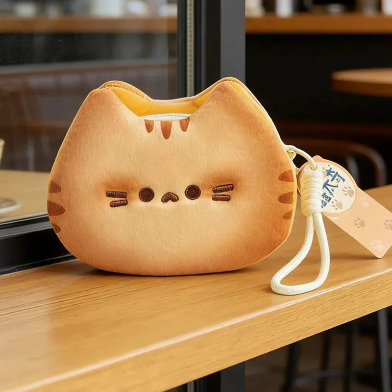 Adorable Cookie Rabbit Plush Toy Small Storage Bag Kawaii Kitten Plushies Room Decor Gift For Girl — image 3