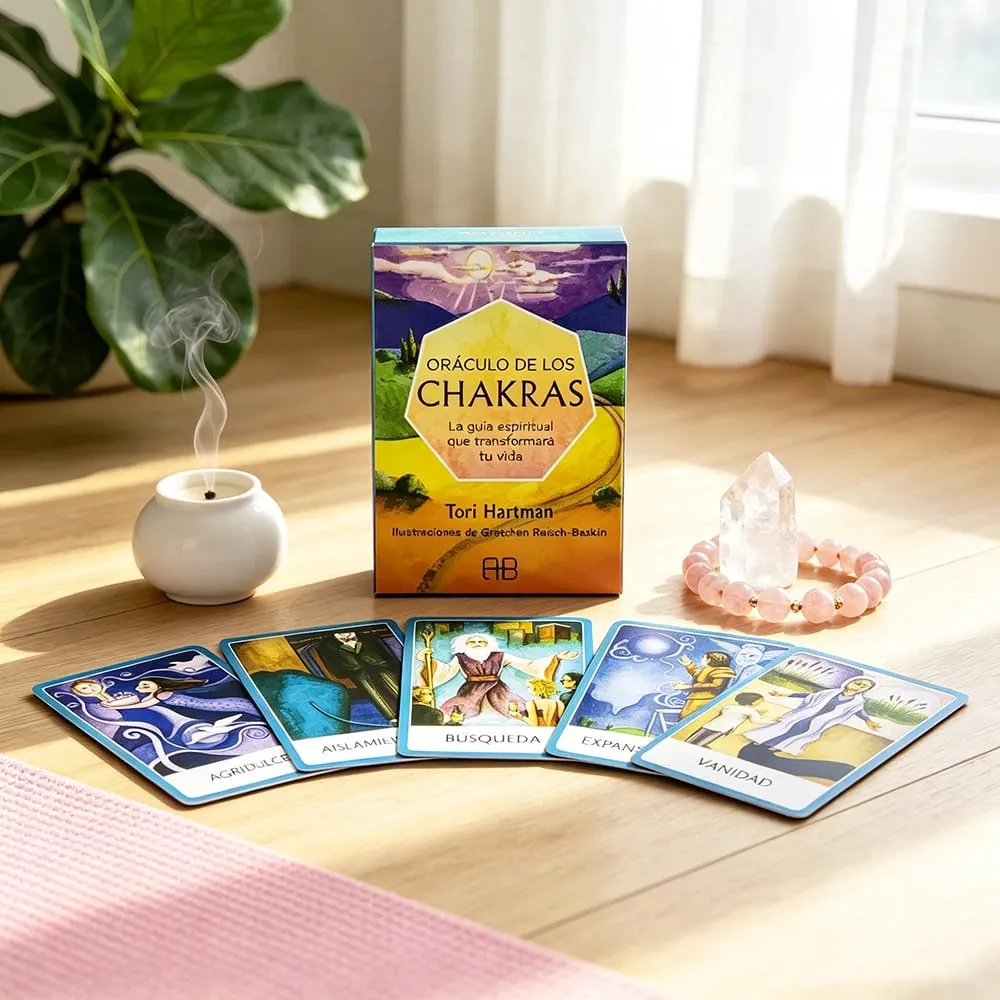 Oráculo De Los Chakras Oracle Cards Spanish Version 49 Cards Divination Tarot Deck Meditation Spiritual Guidance Cards Game — image 2