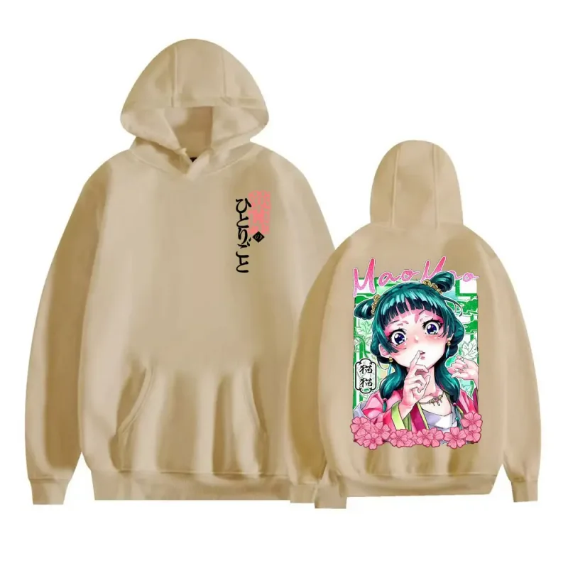 Anime The Apothecary Diaries Hoodies Fashion Kawaii Cartoon Maomao Men Women's Fleece Long Sleeve Streetwear Hoodies Sweatshirt — image 7