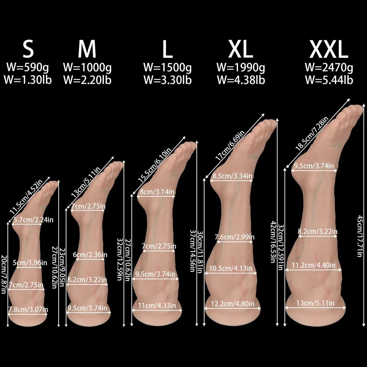 Big Feet Anal Plugs Training Big Silicone Leg Ass ButtPlug Deep Masturbator Dildo Dilator Stimulator Anal Sex Toys Women Men 18 — image 6