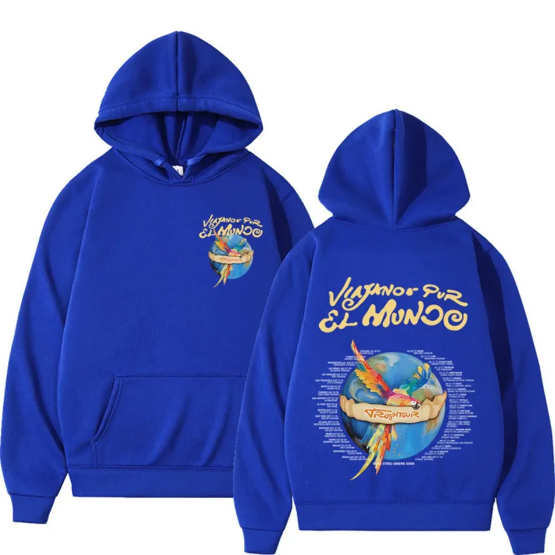 Karol G Viajando Por El Mundo Tropitour 2026 Graphics Hoodie Men Women Fashion Sweatshirts Casual Oversized Pullovers Fan Gifts — image 9