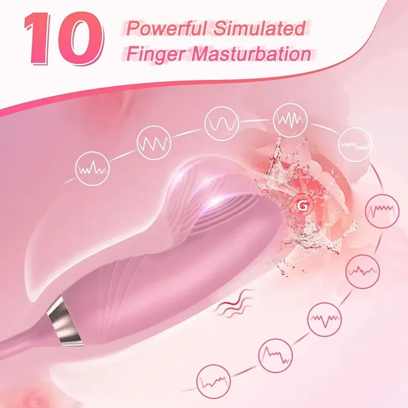 Clitoris Sucker Vibrator for Women Nipple Clit Stimulator Female Masturbator Finger Wiggle G-Spot Vibrator Sex Toy for Women 18+ — image 4
