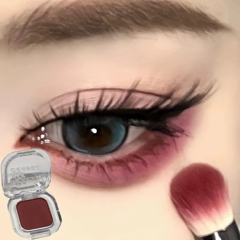 Waterproof Lasting Sexy Red Brown Eyeshadow Smoked Pink Silkworm Lower Shadow Makeup Brown Eyeshadow Palette Eye Makeup Cosmetic